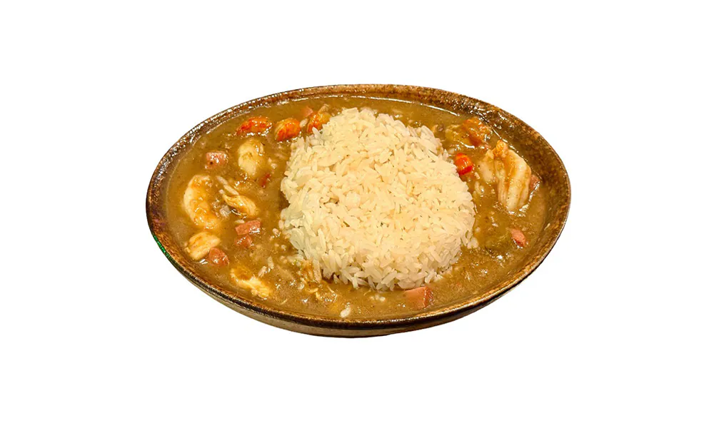 Combo Gumbo with Rice at Hot Crab，a Seafood Restaurant in Richardson