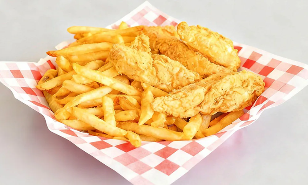 Chicken Tender Basket at Hot Crab，a Seafood Restaurant in Richardson